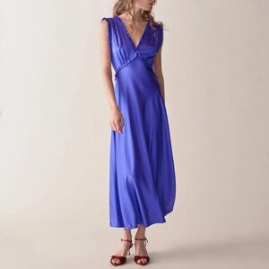NWT Doen Thalia Dress in Lapis